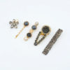 Destiny Jewels 5Pcs Vintage Metal Colourfull Hair Clip For Women & Girls