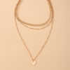 Destiny Jewels Gold Plated Heart Shape Pendan Necklace For Women Girls