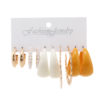Destiny Jewels 5 Pair Hoop Earrings Set For Women & Girls