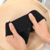 KILLFE Women Stretchy Wide Belt for Dress Ladies Elastic Black Belt Hook Buckle
