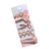 Destiny Jewels Fashion Scissors Love Flowers Hair Clip Hairpin Set Combo of 5 For Women & Girls