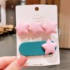 Destiny Jewels Women fashion Cute cartoon love hair clip Hairpin set Combo of 2 For Girls & Kids