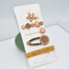 Destiny Jewels 5Pcs Geometric Stylish Trendy Colourful Hair Clip For Wome & Girls