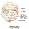 Destiny Jewels 6Pcs Set Gold Plated Bracelet For Women & Girls