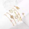 Destiny Jewels 6Pcs Set Gold Plated Bracelet For Women & Girls