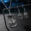 Destiny Jewels Oxidised Silver Plated Necklace and Earrings For Women & Girls