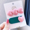 Destiny Jewels Women fashion Cute cartoon love hair clip Hairpin set Combo of 2 For Girls & Kids