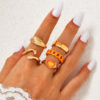Destiny Jewels y2k Vintage Heart with hand hug ring For Women